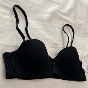 NWT Black Convertible Bra 32B
